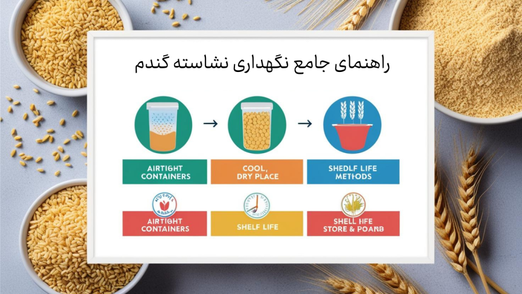 راهنمای جامع نگهداری نشاسته گندم