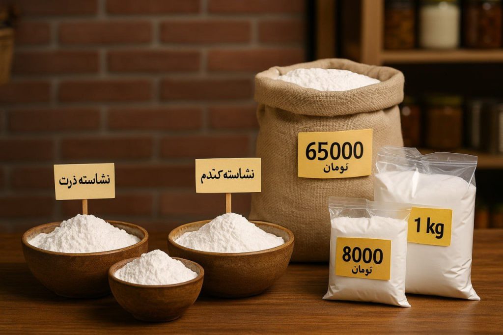 قیمت نشاسته کیلویی در بازار